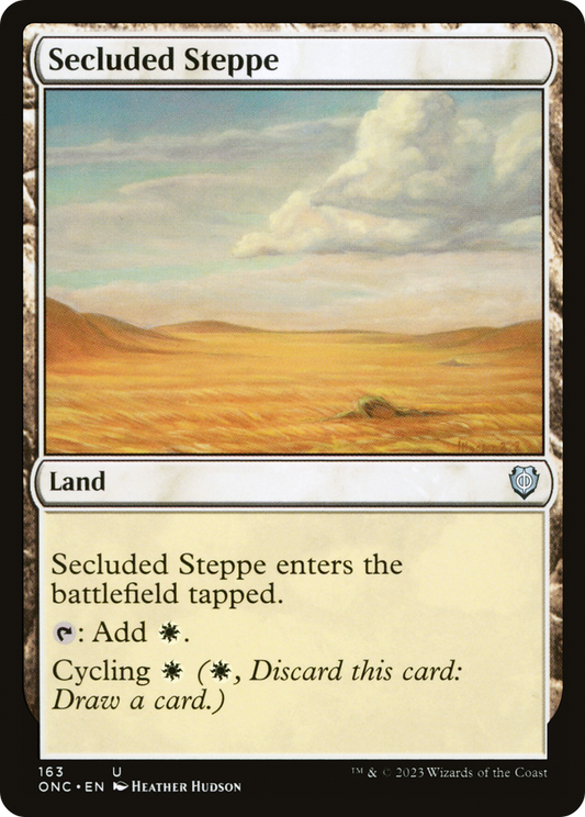 Secluded Steppe (ONC-163) - Phyrexia: All Will Be One Commander