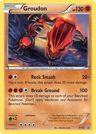 Groudon XY52/211 - XY Black Star Promos Holofoil