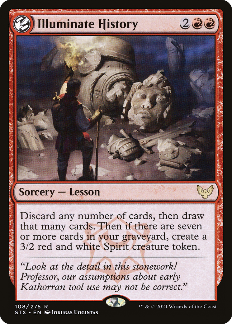Illuminate History (STX-108) - Strixhaven: School of Mages: (lesson)