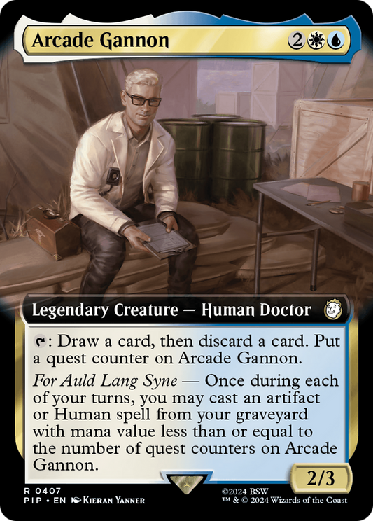 Arcade Gannon (Extended Art) (PIP-407) - Fallout: (Extended Art) Foil