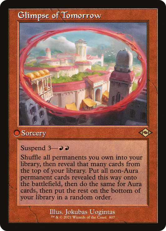 Glimpse of Tomorrow (MH2-407) - Modern Horizons 2 Foil