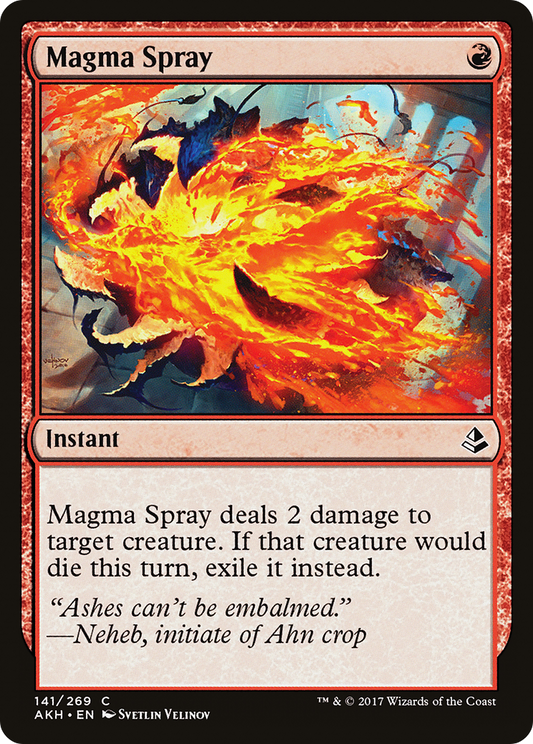 Magma Spray (AKH-141) - Amonkhet Foil