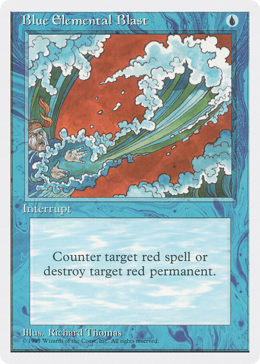 Blue Elemental Blast (4ED-063) - Fourth Edition