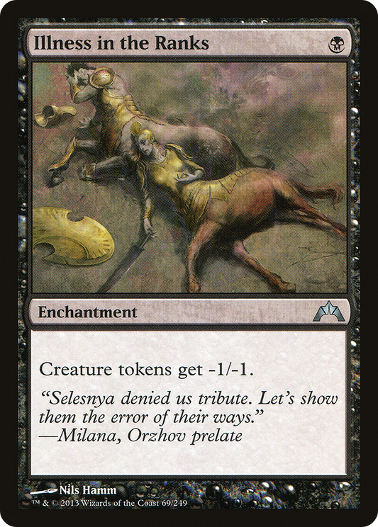 Illness in the Ranks (GTC-069) - Gatecrash Foil