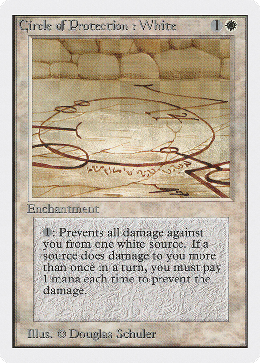 Circle of Protection: White (2ED-014) - Unlimited Edition