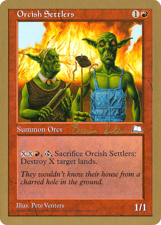 Orcish Settlers (WC98-BS112B) - World Championship Decks 1998