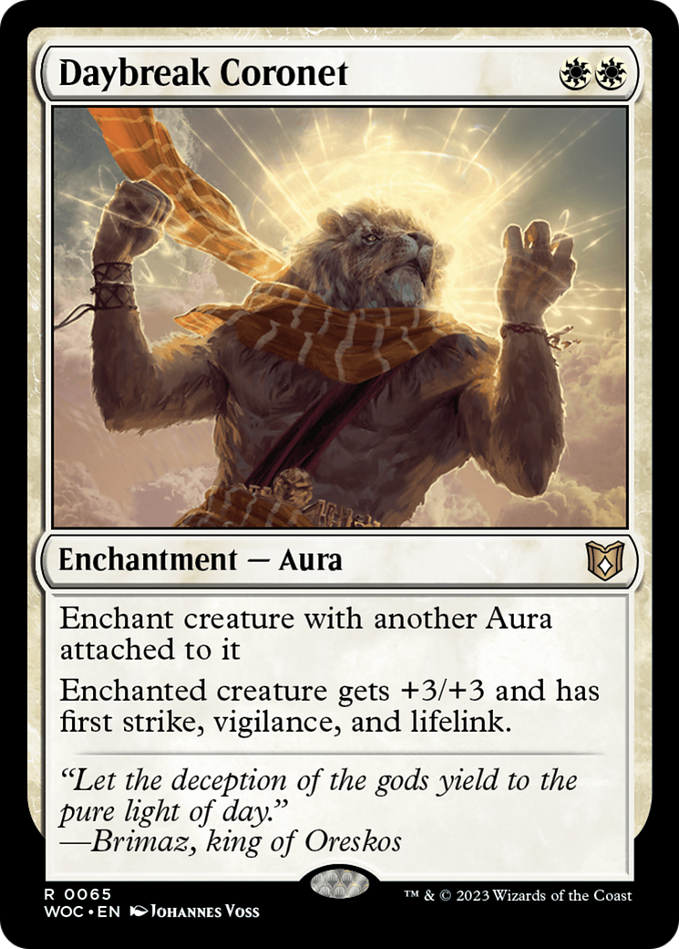Daybreak Coronet (WOC-065) - Wilds of Eldraine Commander