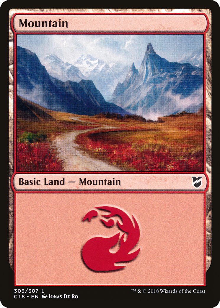 Mountain (C18-303) - Commander 2018