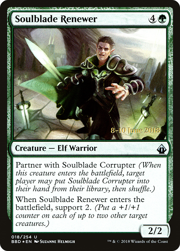 Soulblade Renewer (LARP-18S) - Battlebond Promos (Prerelease) Foil