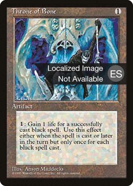 Throne of Bone (4BB-353) - Fourth Edition Foreign Black Border