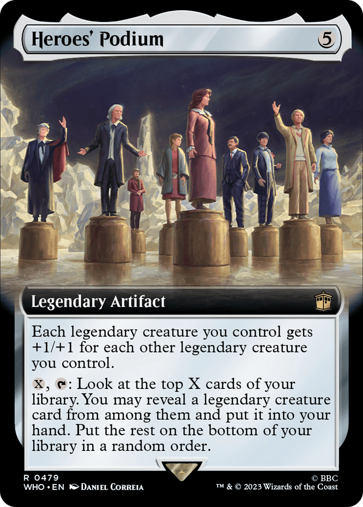 Heroes' Podium (WHO-479) - Doctor Who: (Extended Art) Foil