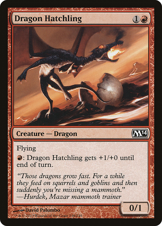 Dragon Hatchling (M14-138) - Magic 2014 Foil