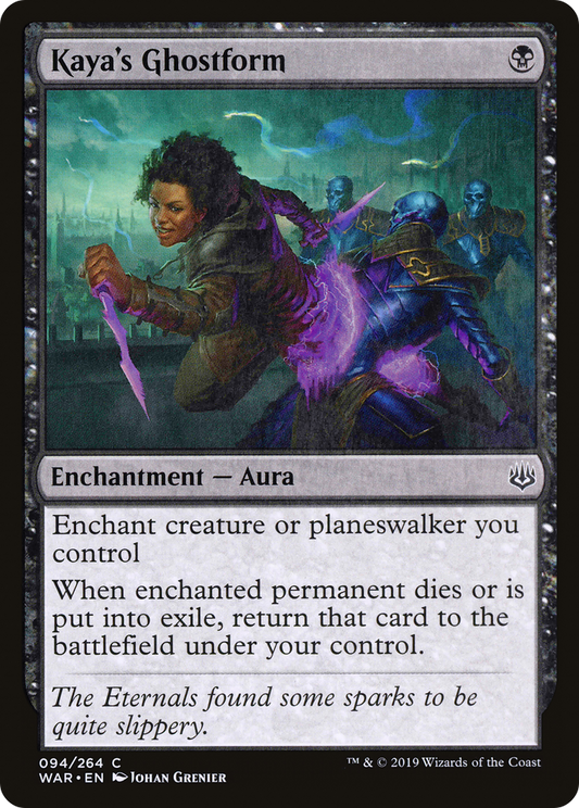 Kaya's Ghostform (WAR-094) - War of the Spark Foil