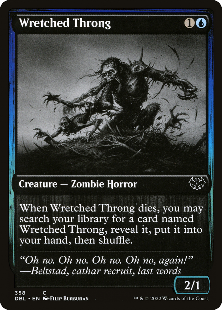 Wretched Throng (DBL-358) - Innistrad: Double Feature