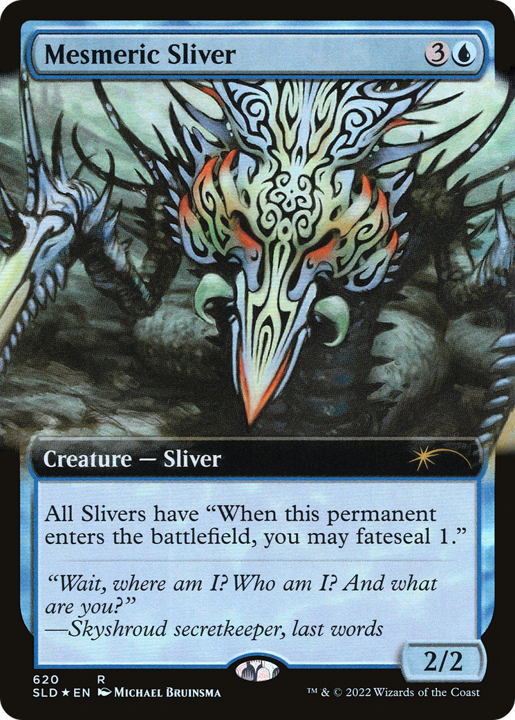 Mesmeric Sliver (SLD-620) - Secret Lair Drop: (Extended Art) Foil