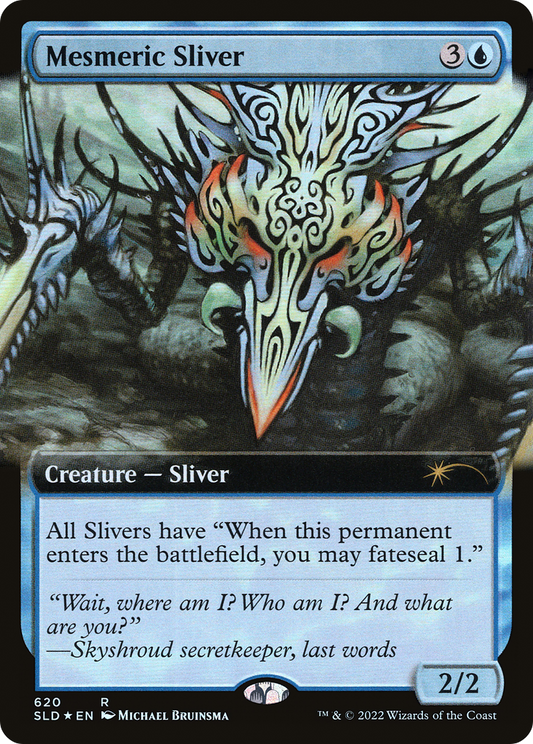Mesmeric Sliver (SLD-620) - Secret Lair Drop: (Extended Art) Foil
