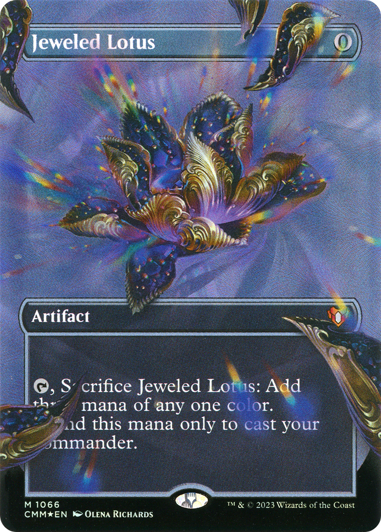 Jeweled Lotus (CMM-1066) - Commander Masters (Borderless) Foil