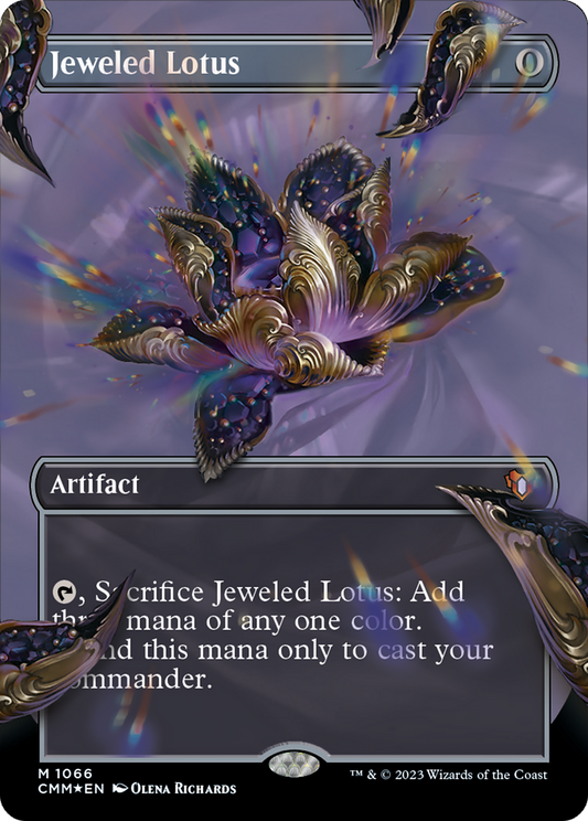 Jeweled Lotus (CMM-1066) - Commander Masters (Borderless) Foil