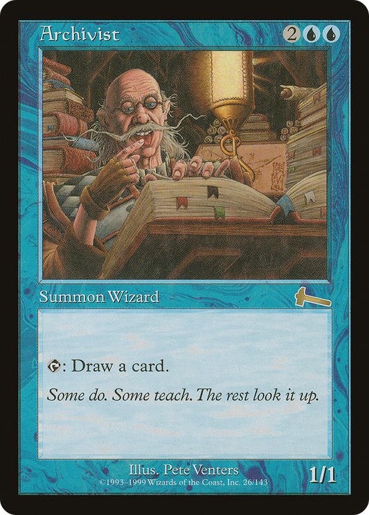 Archivist (ULG-026) - Urza's Legacy Foil