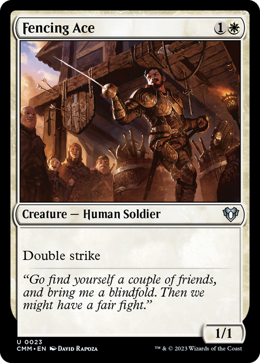 Fencing Ace (CMM-023) - Commander Masters Foil