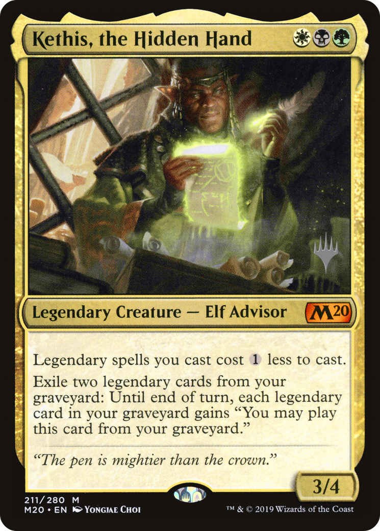 Kethis, the Hidden Hand (PPM20-211) - Core Set 2020 Promos (Promo Pack)