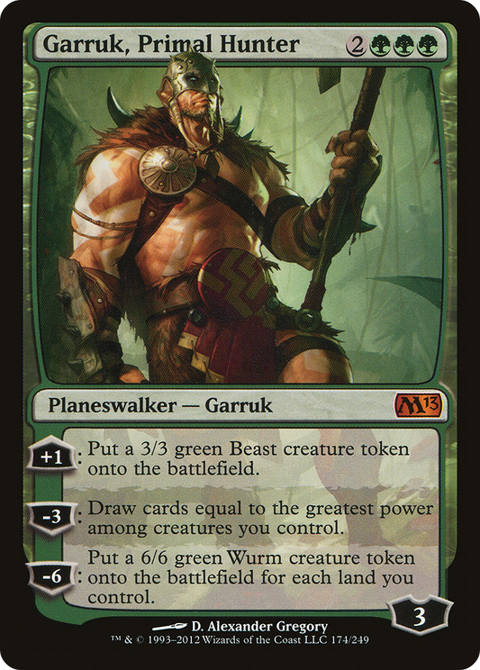 Garruk, Primal Hunter (M13-174) - Magic 2013