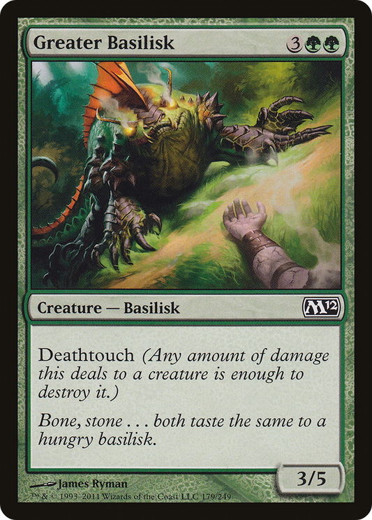 Greater Basilisk (M12-179) - Magic 2012 Foil