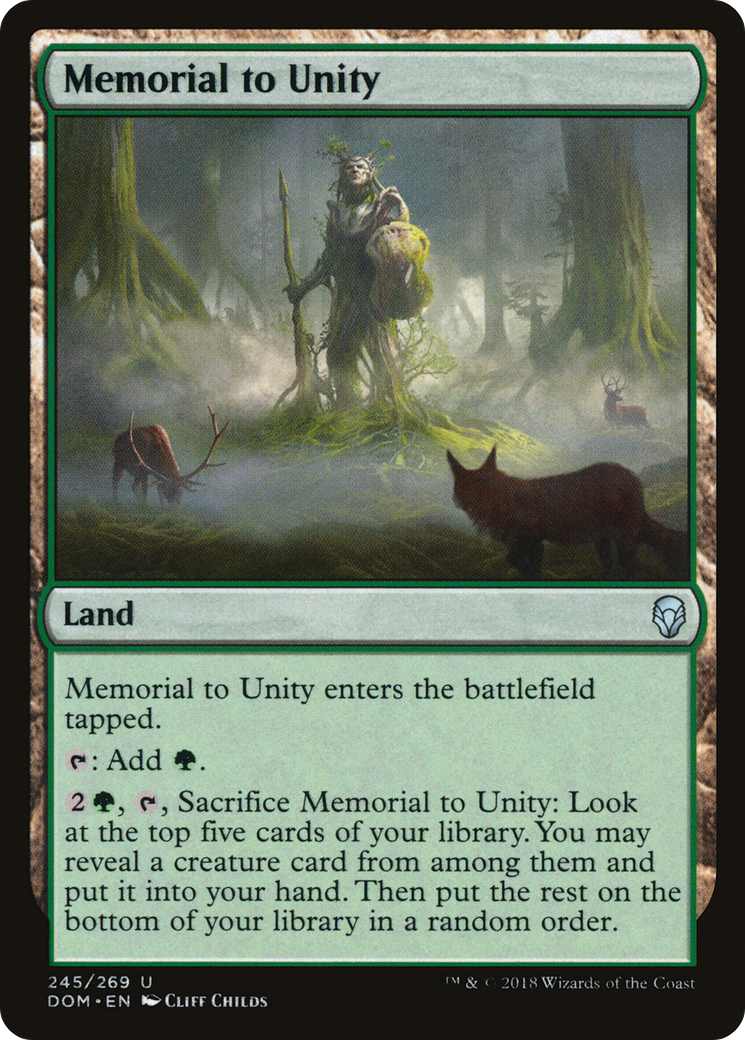 Memorial to Unity (DOM-245) - Dominaria Foil