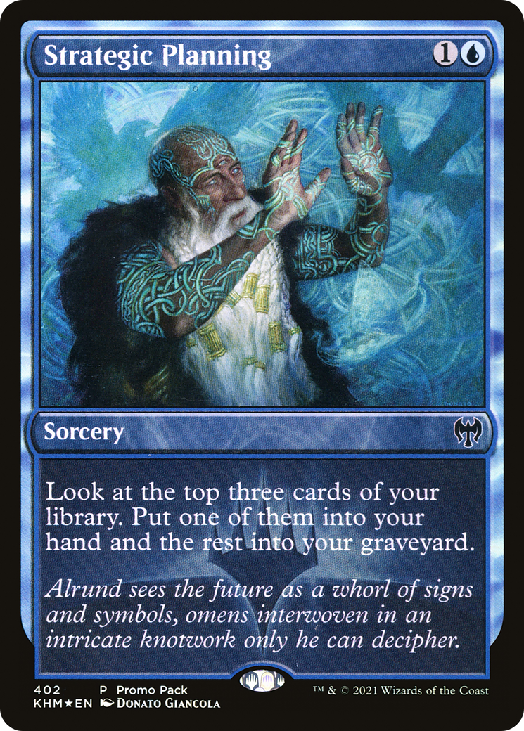 Strategic Planning  (PPKHM-402) - Kaldheim (Promo Pack) Foil