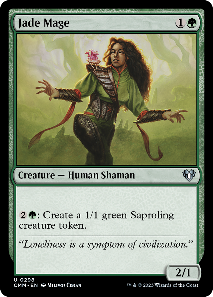 Jade Mage (CMM-298) - Commander Masters