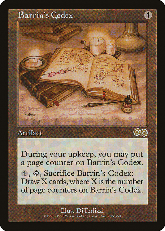 Barrin's Codex (USG-286) - Urza's Saga