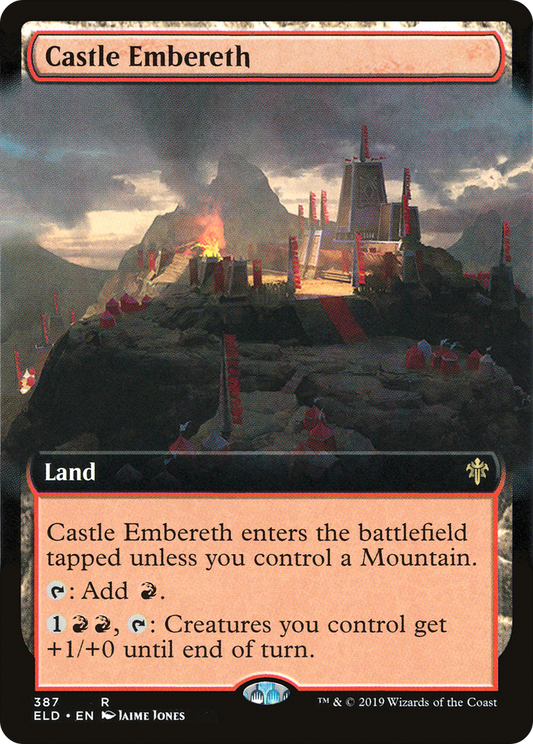 Castle Embereth (ELD-387) - Throne of Eldraine: (Extended Art) Foil