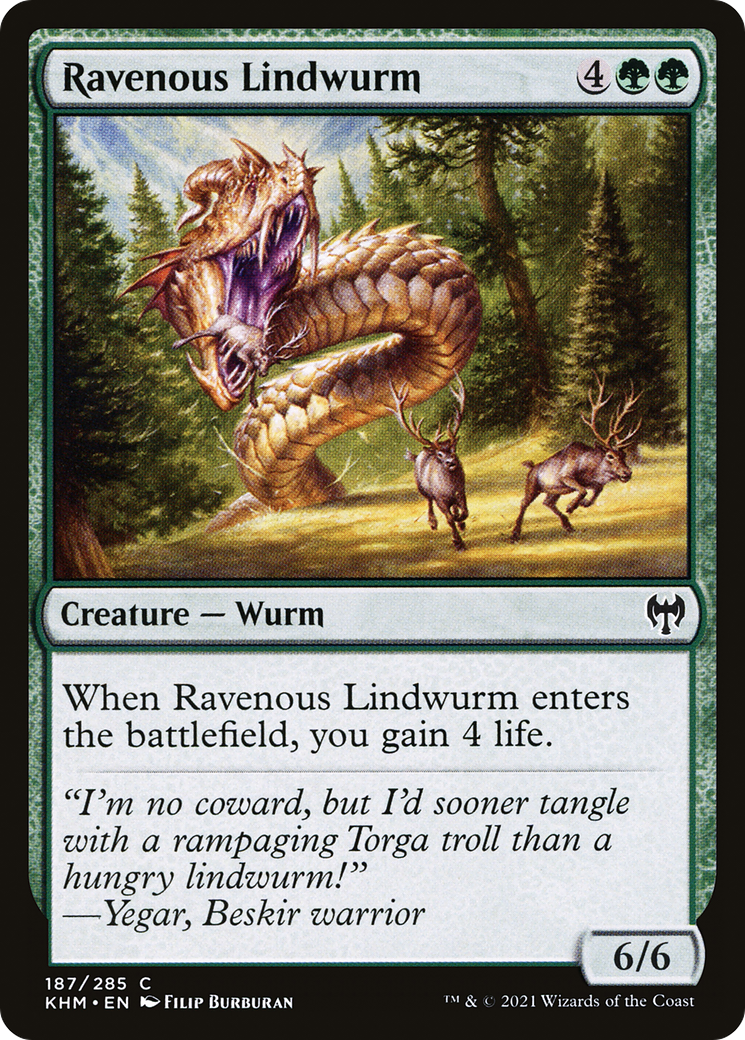 Ravenous Lindwurm  (KHM-187) - Kaldheim