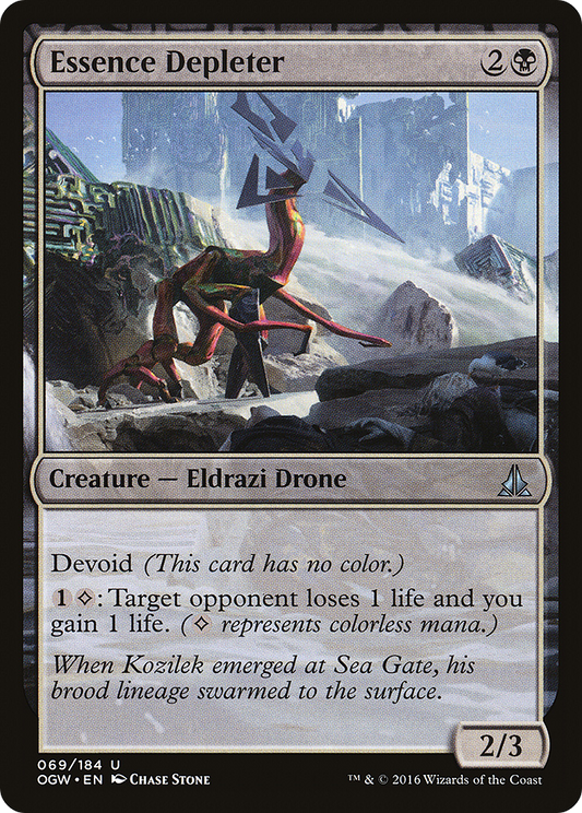 Essence Depleter (OGW-069) - Oath of the Gatewatch: (devoid) Foil