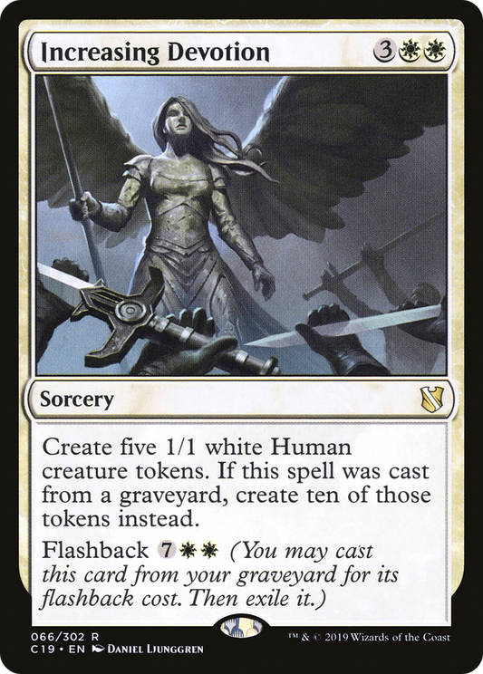 Increasing Devotion (C19-066) - Commander 2019