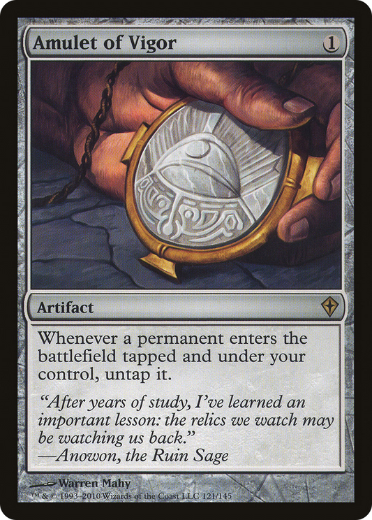 Amulet of Vigor (WWK-121) - Worldwake Foil