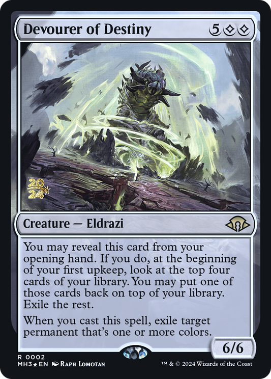 Devourer of Destiny (PRE-002) - Modern Horizons 3 Promos (Prerelease) Foil