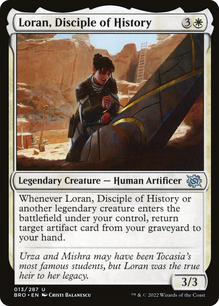 Loran, Disciple of History (BRO-013) - The Brothers' War