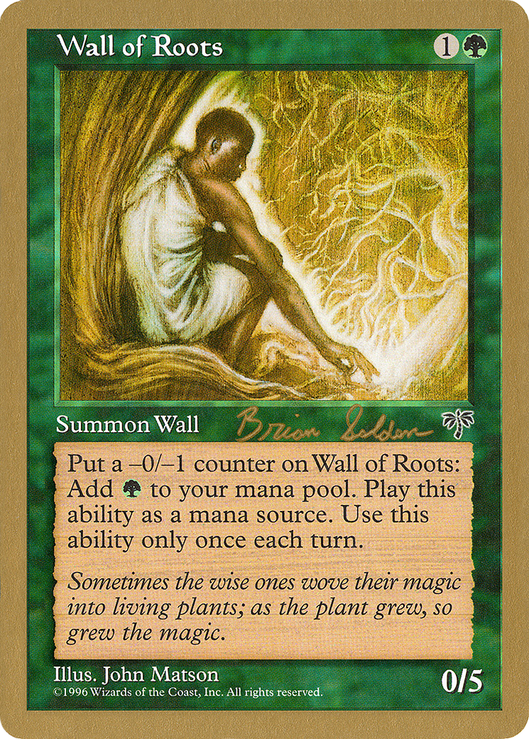 Wall of Roots (WC98-BS253) - World Championship Decks 1998