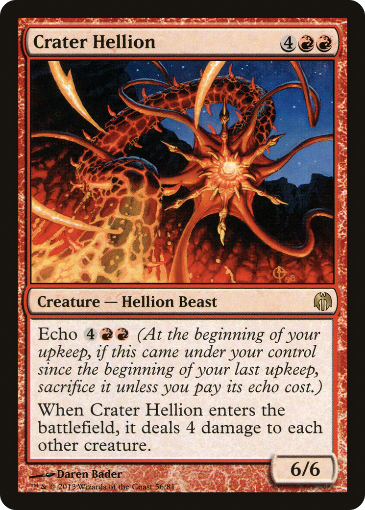 Crater Hellion (DDL-056) - Duel Decks: Heroes vs. Monsters