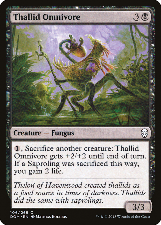 Thallid Omnivore (DOM-106) - Dominaria Foil