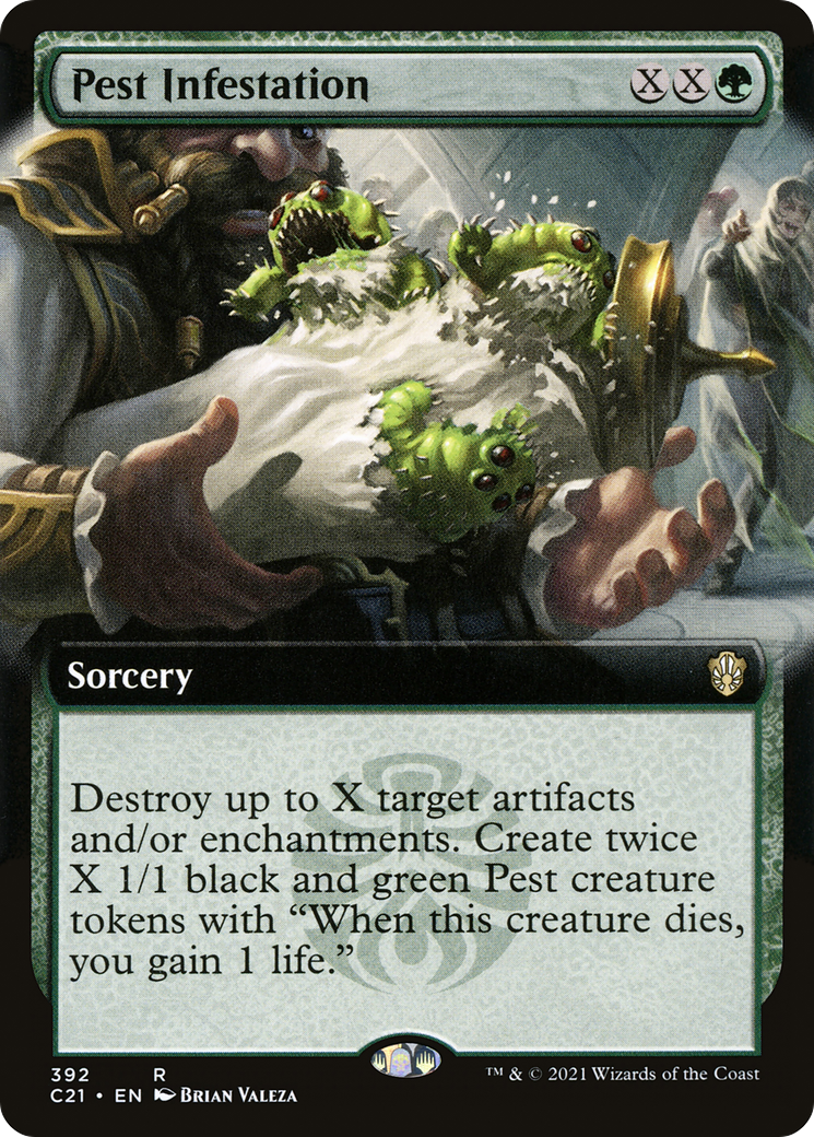 Pest Infestation (C21-392) - Commander 2021: (Extended Art)