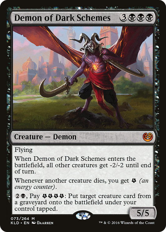 Demon of Dark Schemes (KLD-073) - Kaladesh