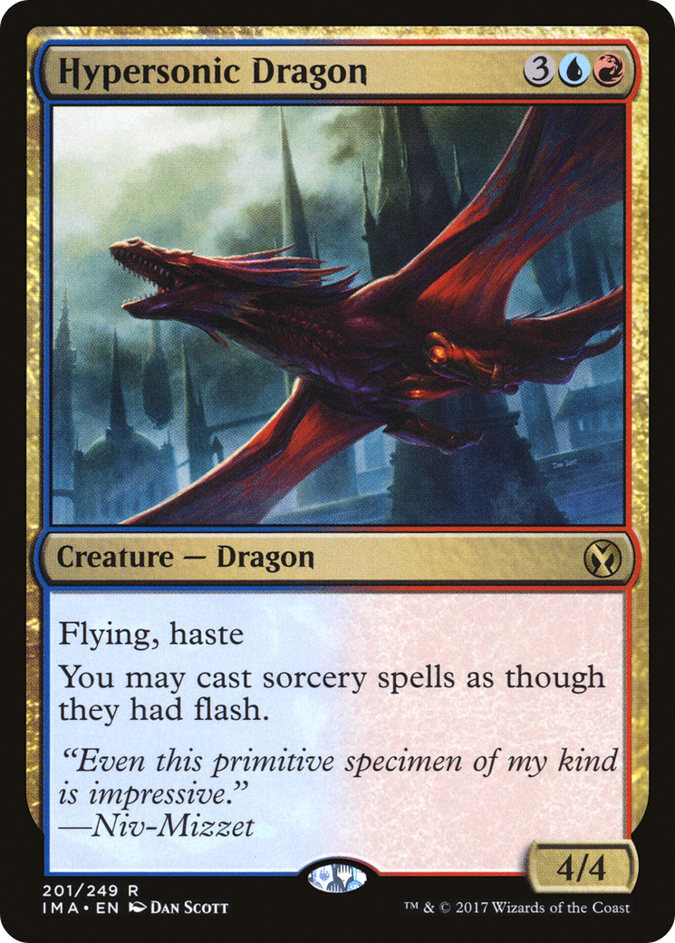 Hypersonic Dragon (IMA-201) - Iconic Masters Foil