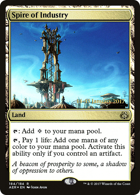 Spire of Industry (PAER-184S) - Aether Revolt Promos Foil