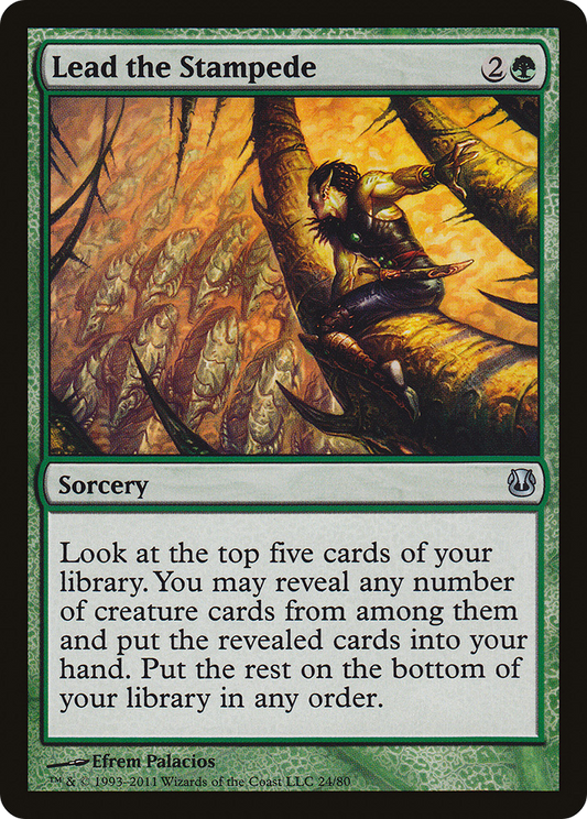 Lead the Stampede (DDH-024) - Duel Decks: Ajani vs. Nicol Bolas