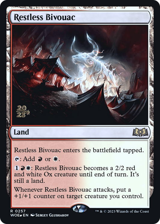 Restless Bivouac (PWOE-257S) - Wilds of Eldraine Promos Foil