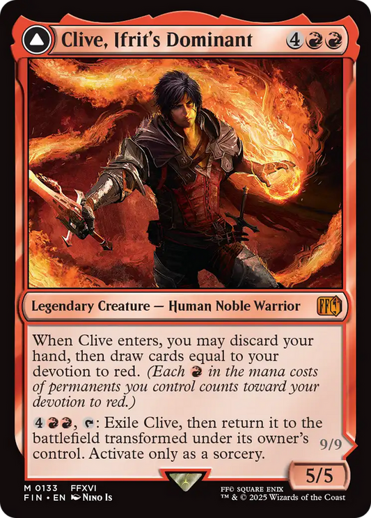 Clive, Ifrit's Dominant (FIN-133) - FINAL FANTASY Foil