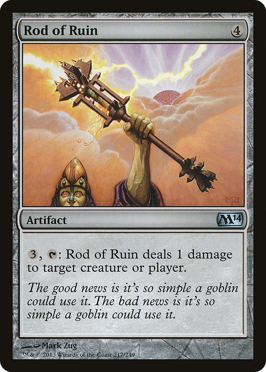 Rod of Ruin (M14-217) - Magic 2014 Foil