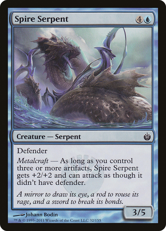 Spire Serpent (MBS-032) - Mirrodin Besieged Foil